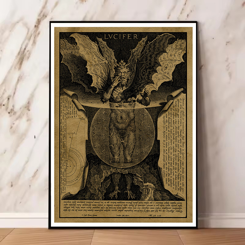 Vintage Witches Satan And The  - огляд і ціна Star Map Poster