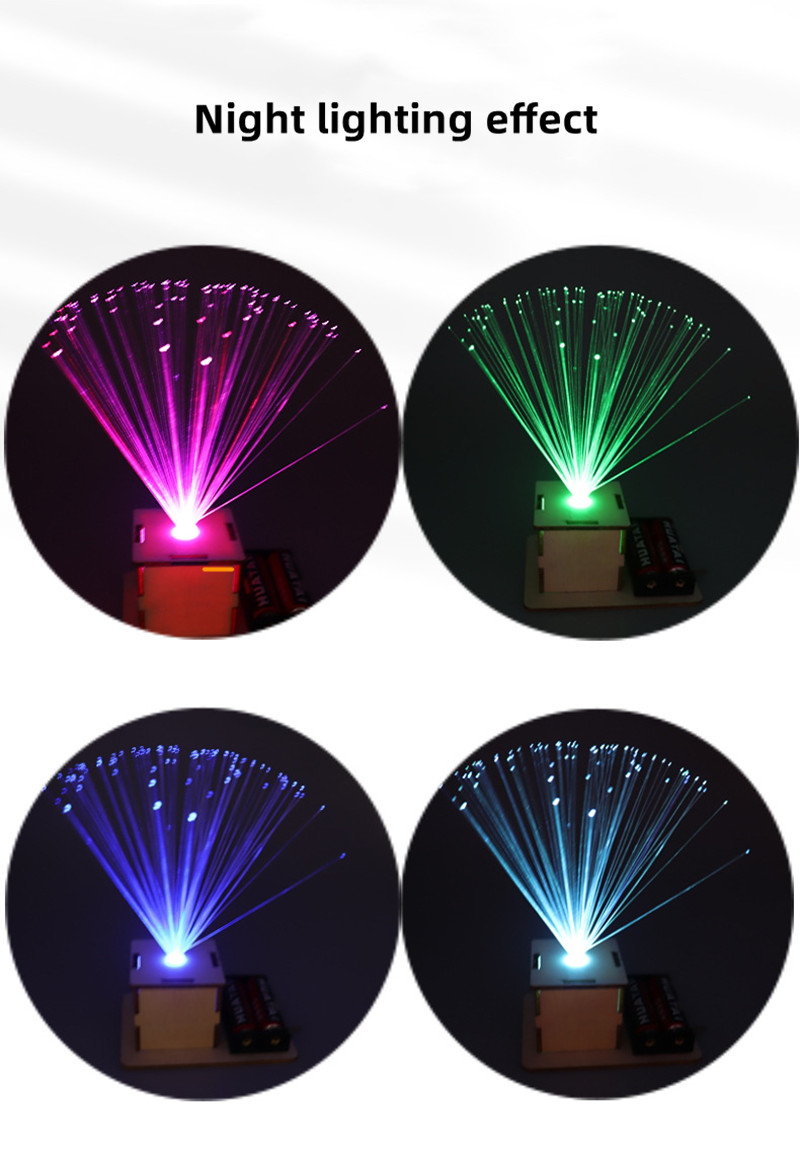 DIY Color Fiber Optic Light ST - огляд і ціна Science Project Kit