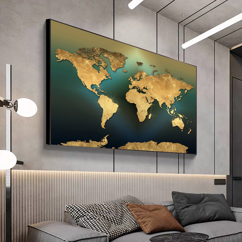 Modern Minimalist World Map Ar - огляд і ціна Star Map Poster